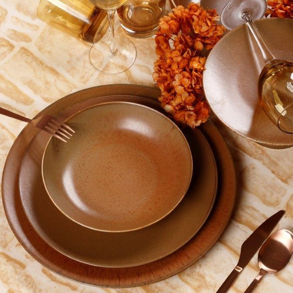 Σετ πιάτα 12 ατόμων Terracotta