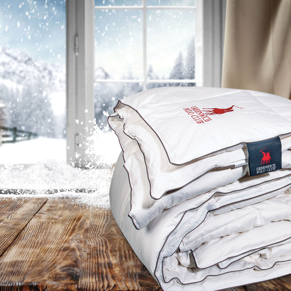 GREENWICH POLO CLUB ΠΑΠΛΩΜΑ 95% ΠΟΥΠΟΥΛΟ 160Χ240 2316 WHITE