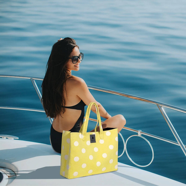 GREENWICH POLO CLUB ΤΣΑΝΤΑ ΘΑΛΑΣΣΗΣ 50Χ38 3737 YELLOW