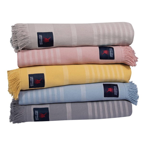 GREENWICH POLO CLUB ΠΕΤΣΕΤΑ ΘΑΛΑΣΣΗΣ 90Χ180 3745 GREY