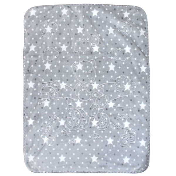 GREENWICH POLO CLUB ΚΟΥΒΕΡΤΑ VELOUR 80X110 ΒΑΒΥ 8832 GREY
