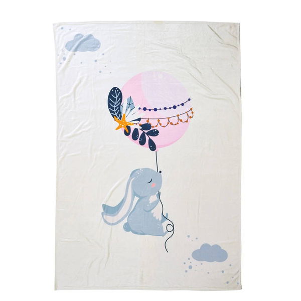 DAS BABY ΚΟΥΒΕΡΤΑ FLEECE ΚΟΥΝΙΑΣ FUN 4915 LIGHT BLUE, MINT, PINK