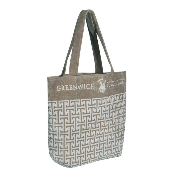 GREENWICH POLO CLUB ΤΣΑΝΤΑ ΘΑΛΑΣΣΗΣ 55Χ40 4006 GREY, TAUPE