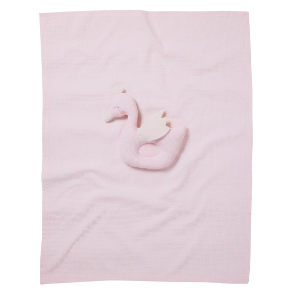 DAS BABY ΚΟΥΒΕΡΤΑ ΠΙΚΕ ΑΓΚΑΛΙΑΣ RELAX 4956 PINK, WHITE