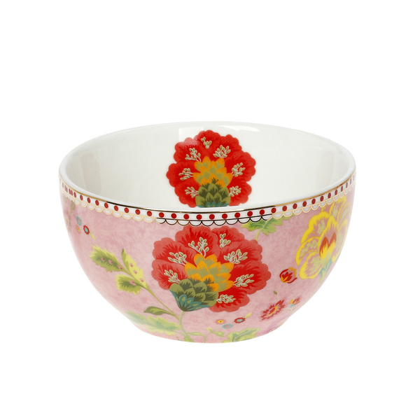 Σετ 2τμχ μπολ πρωινού Floral Pink