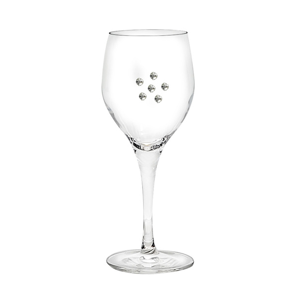 Ποτήρι κρασιού με crystallized swarovski