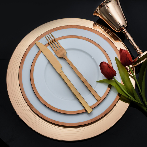 Πιάτα για 12 άτομα πορσελάνη RoseGold