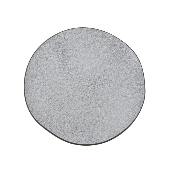 S/6 τμχ ρηχά πιάτα Steel Grey Granite