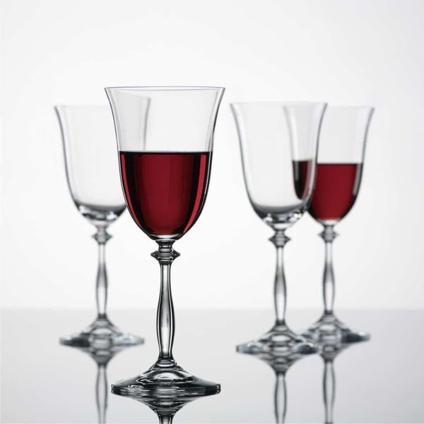 Σετ 6 ποτήρια νερού - κόκκινου κρασιού Bohemia Angela