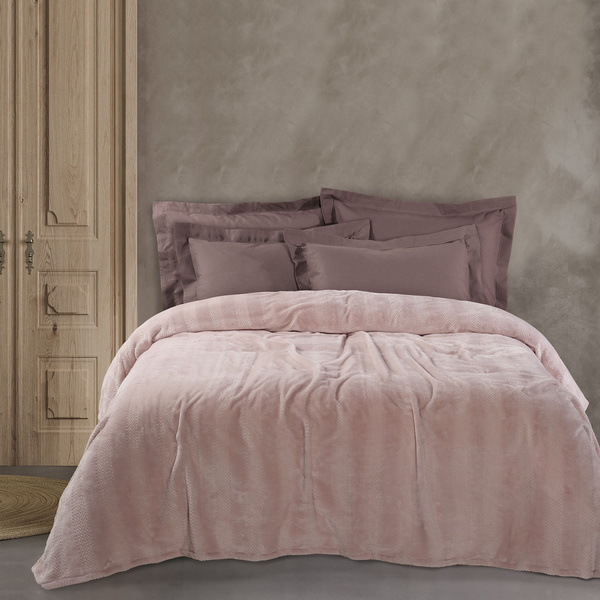DAS HOME ΚΟΥΒΕΡΤΑ FLEECE 220Χ240 0463 NUDE