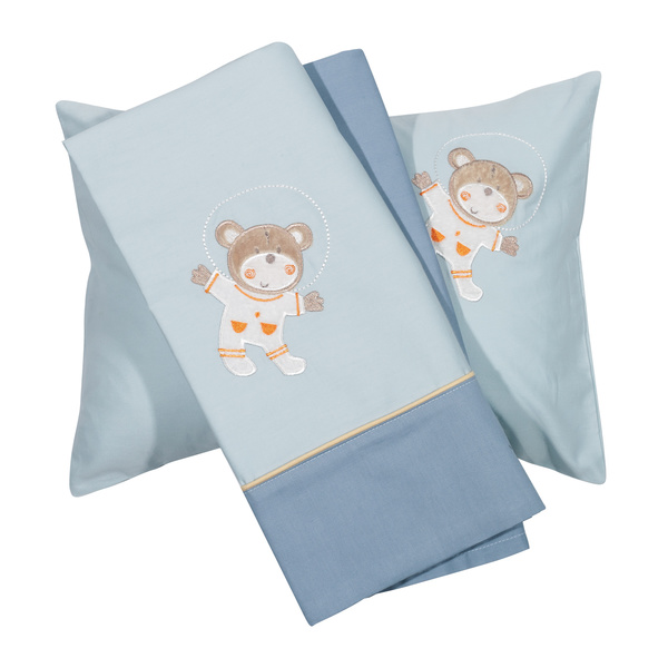 DAS BABY 6598 ΣΕΤ ΣΕΝΤΟΝΙΑ SMILE EMBROIDERY ΓΑΛΑΖΙΟ