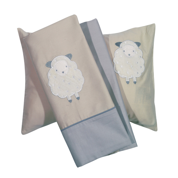 DAS BABY 6595 ΣΕΤ ΣΕΝΤΟΝΙΑ SMILE EMBROIDERY ΓΚΡΙ