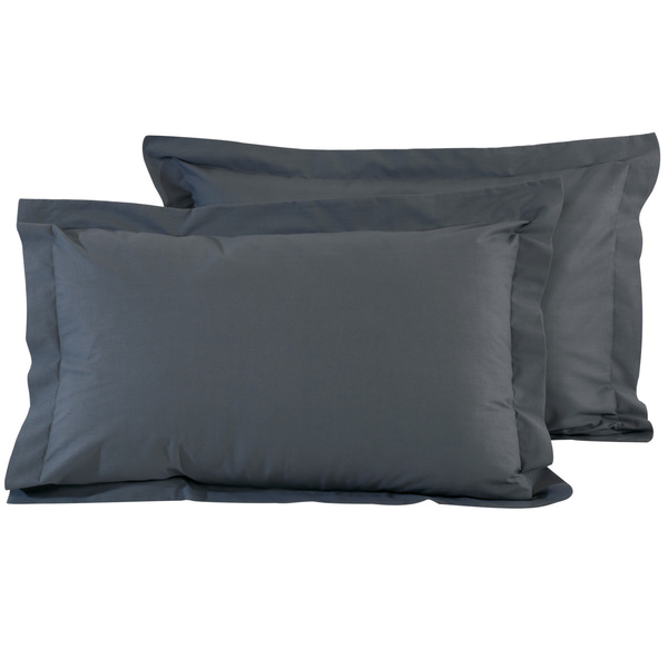 DAS HOME 1007 ΖΕΥΓΟΣ ΜΑΞΙΛΑΡΟΘΗΚΕΣ DARK GREY ΓΚΡΙ