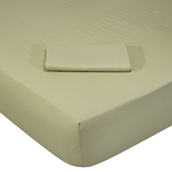 DAS HOME 1016 ΣΕΝΤΟΝΙ ΗΜΙΔΙΠΛΟ ΜΕ ΛΑΣΤΙΧΟ GREEN OLIVE GREEN OLIVE