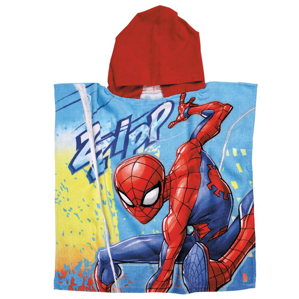 SPIDERMAN 5835 ΠΟΝΤΣΟ ΘΑΛΑΣΣΗΣ 60Χ120 ΚΟΚΚΙΝΟ, ΜΠΛΕ
