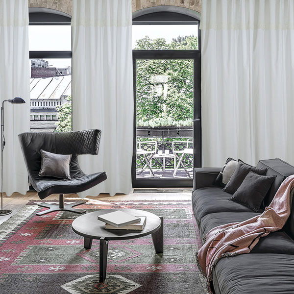 DAS HOME 2143 ΚΟΥΡΤΙΝΑ 140Χ260 ΜΕ ΘΗΛΙΕΣ ΛΕΥΚΟ