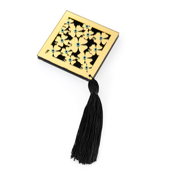 Μαύρο πλέξι πλατό plexi με τετράφυλλα τριφύλλια