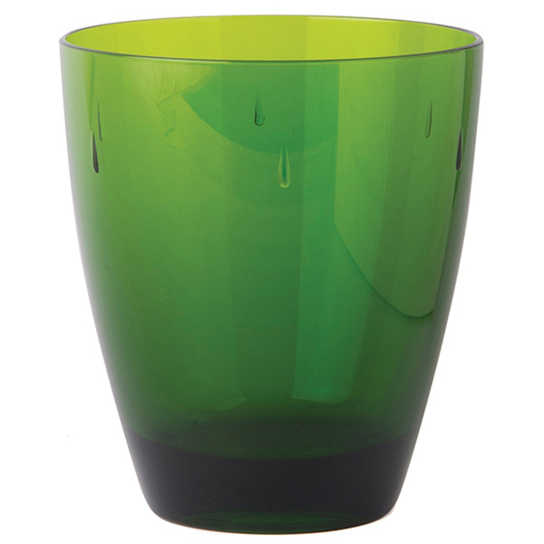 Σετ 12 ποτήρια πολυκαρμπονικά πράσινα, Drop Line