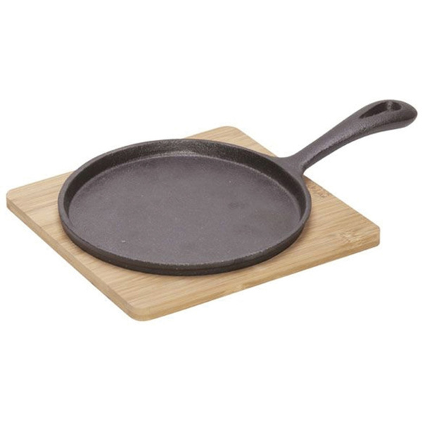Τηγάνι μαντεμένιο 18cm με βάση