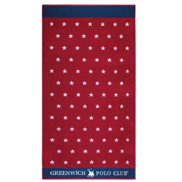 GREENWICH POLO CLUB ΠΕΤΣΕΤΑ ΘΑΛΑΣΣΗΣ 90Χ170 3600 ΚΟΚΚΙΝΟ
