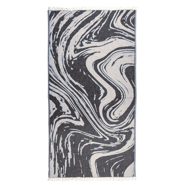 GREENWICH POLO CLUB PAREO FOUTA 80X180 3682 BLACK