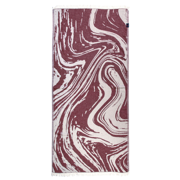 GREENWICH POLO CLUB PAREO FOUTA 80X180 3683 BORDEAUX