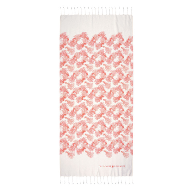 GREENWICH POLO CLUB ΠΕΤΣΕΤΑ-ΠΑΡΕΟ 80Χ180 3664 CORAL