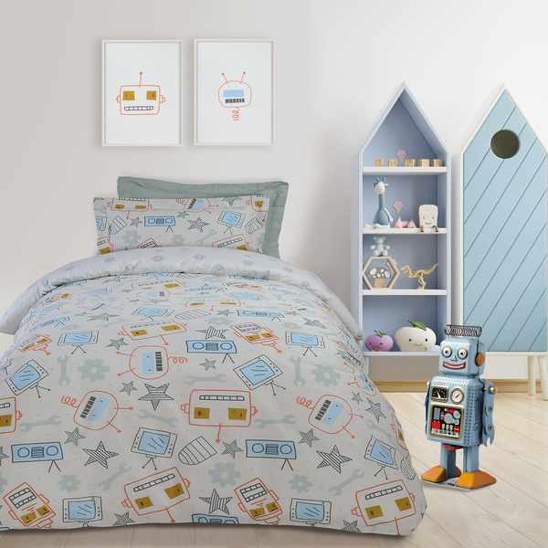 DAS KIDS ΣΕΤ ΣΕΝΤΟΝΙΑ ΜΟΝΑ 4804 ΓΚΡΙ, ΚΙΤΡΙΝΟ, ΜΠΛΕ