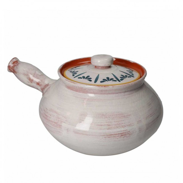 Γάστρα λευκή Terracotta με λαβή Brandani προσφορά