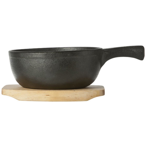 Κατσαρολάκι μαντεμένιο 22cm με βάση