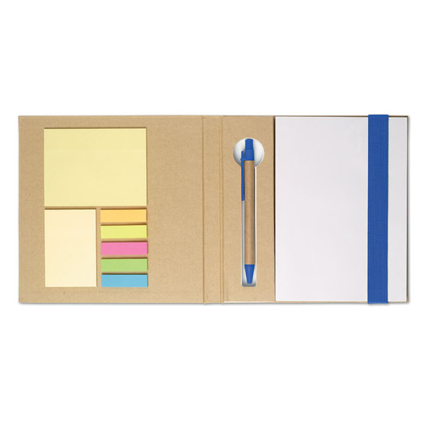 Οικολογικό σετ σημειωματάριο με sticky notes & στυλό