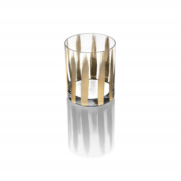 Ποτήρι gold dof tumbler clear Brushed IVV