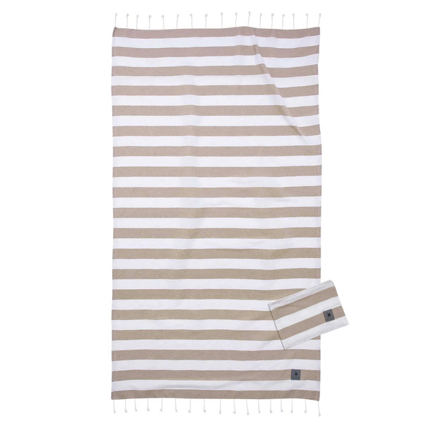 GREENWICH POLO CLUB ΠΕΤΣΕΤΑ-ΠΑΡΕΟ &amp; ΝΕΣΕΣΕΡ 3821 BEIGE