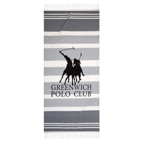 GREENWICH POLO PAREO PESTEMAL 80Χ170 3841 GREY