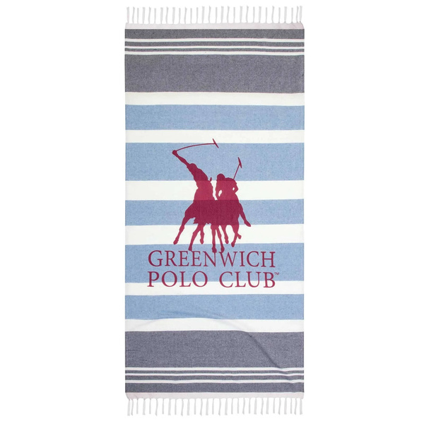 GREENWICH POLO PAREO PESTEMAL 80Χ170 3843 BLUE
