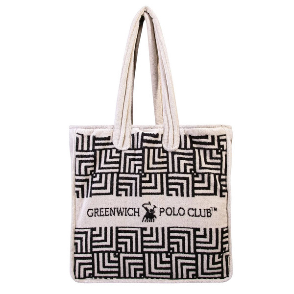 GREENWICH POLO CLUB ΤΣΑΝΤΑ ΘΑΛΑΣΣΗΣ 42Χ45 3732 BLACK, IVORY