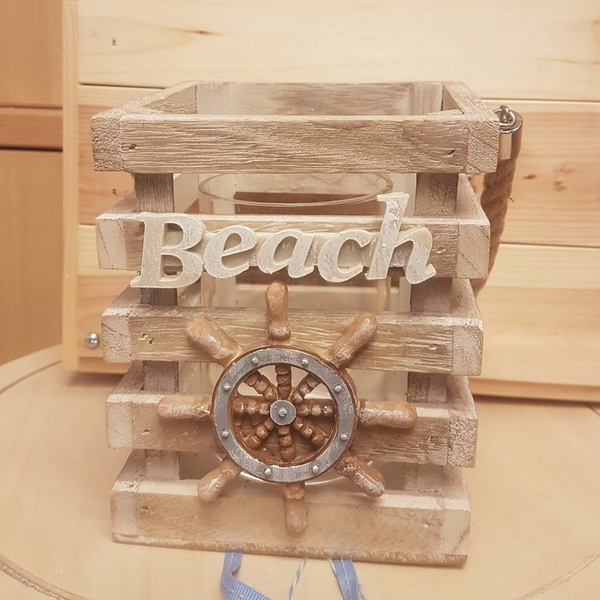 Ξύλινο κηροπήγιο Beach Προσφορά