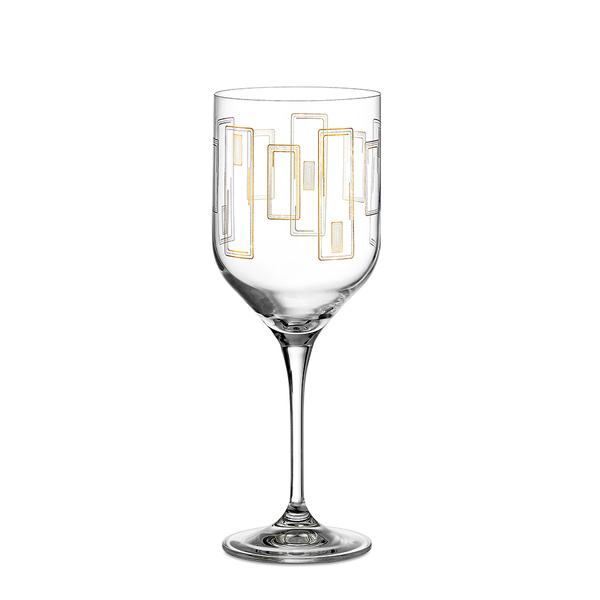 Ποτήρι νερού 450ml Uma Gold Bohemia σετ 6τμχ προσφορά