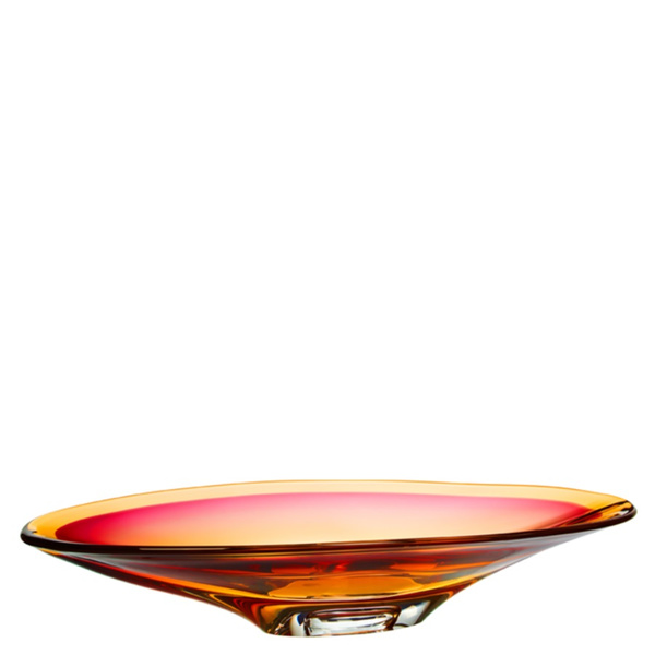 Kosta Boda Vision Pink - Amber Dish