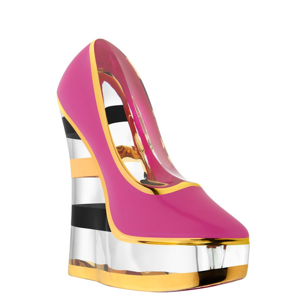 Kosta Boda Make Up Cerise Stiletto Pink