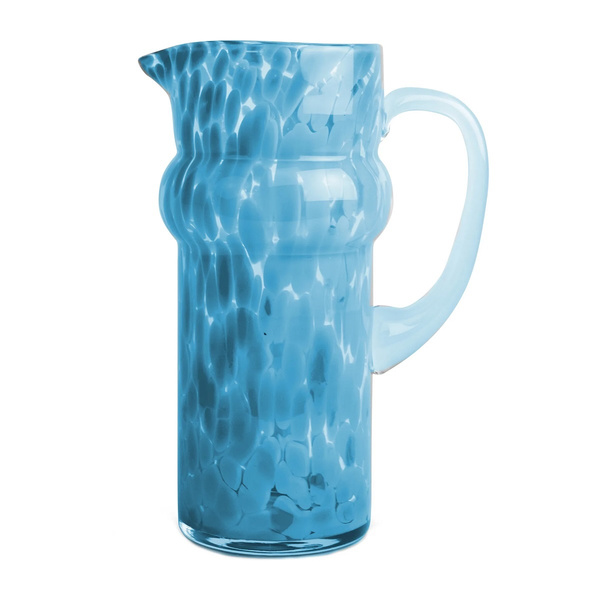 Byon Jug Messy Tall Blue 25cm