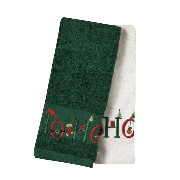 DAS HOME CHRISTMAS ΠΟΤΗΡΟΠΑΝΑ ΣΕΤ 2ΤΜΧ 40X60 0707 ΙΒΟΥΑΡ, ΠΡΑΣΙΝΟ