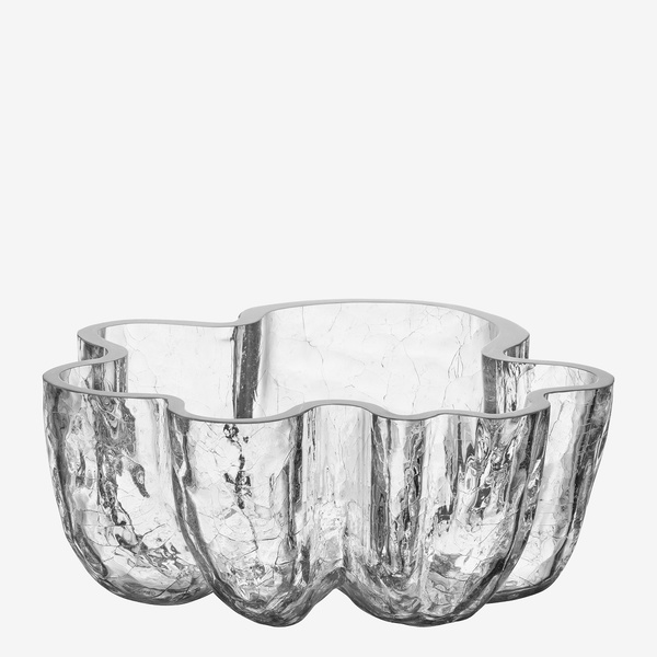 Crackle Bowl Clear 110mm Kosta Boda