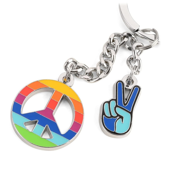Μπρελόκ Peace Rainbow