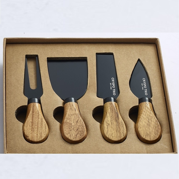 Cheese Knife Acacia σετ 5 τεμαχίων microblock