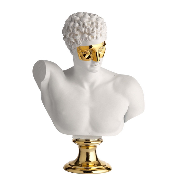 Γλυπτό David Gold White 30cm
