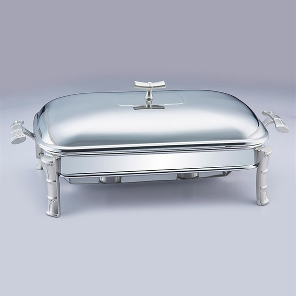 Glamour πυρέξ ανοξείδωτο ορθογώνιο με ρεσώ 49x25x19.5cm