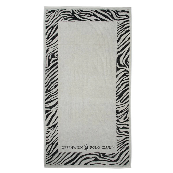 GREENWICH POLO CLUB ΠΕΤΣΕΤΑ ΘΑΛΑΣΣΗΣ 90Χ170 3885 BLACK, IVORY