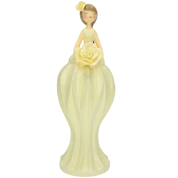 Lolly Dolly Vogue 29cm Polyresin Yellow Andrea Fontebasso