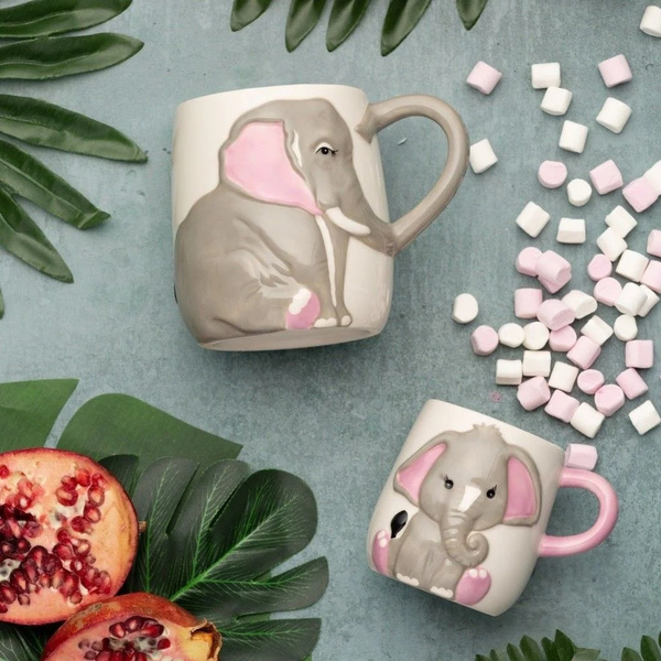 Price & Kensington Animal Mugs (Set of 2) | Elephant